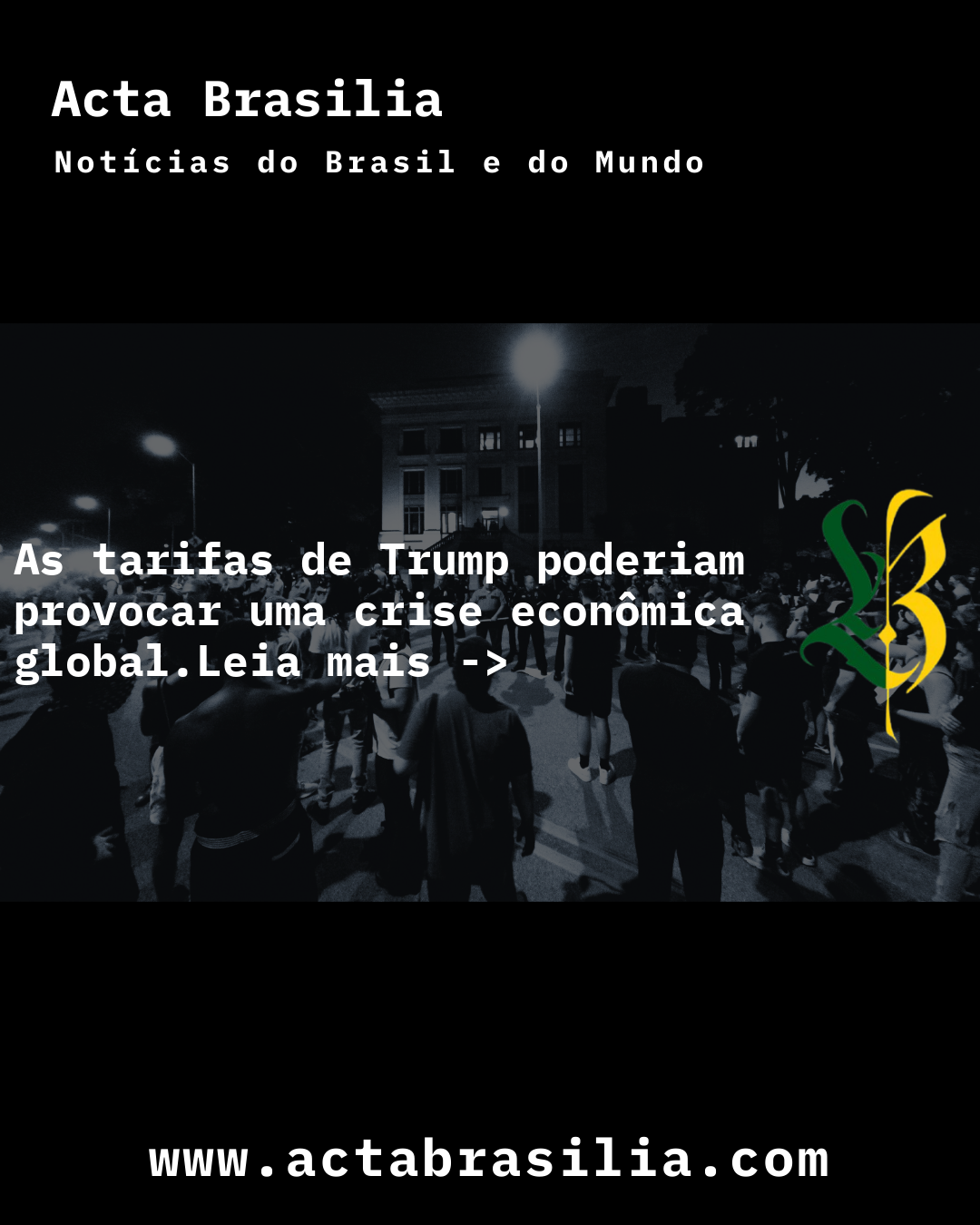 As tarifas de Trump poderiam provocar uma crise econômica global
