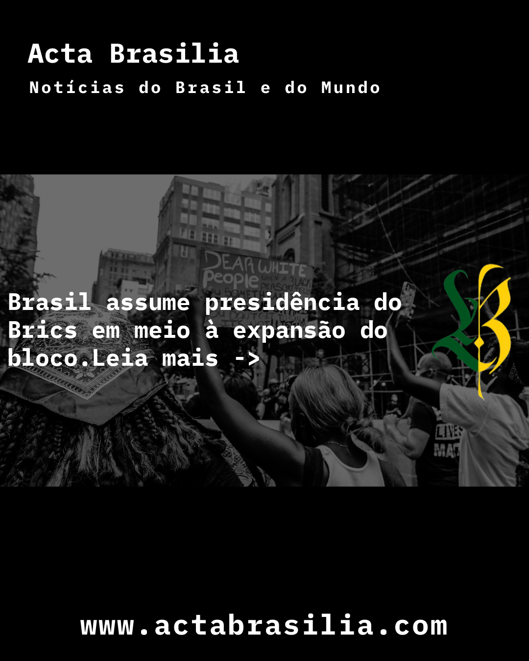 Brasil assume presidência do Brics em meio à expansão do bloco