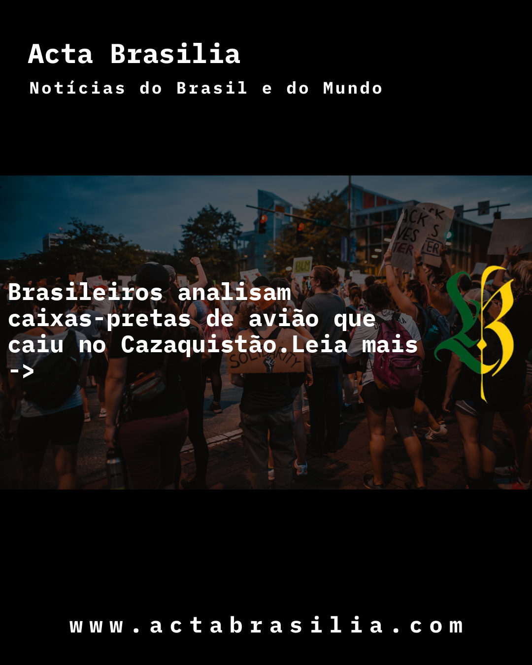 Brasileiros analisam caixas-pretas de avião que caiu no Cazaquistão