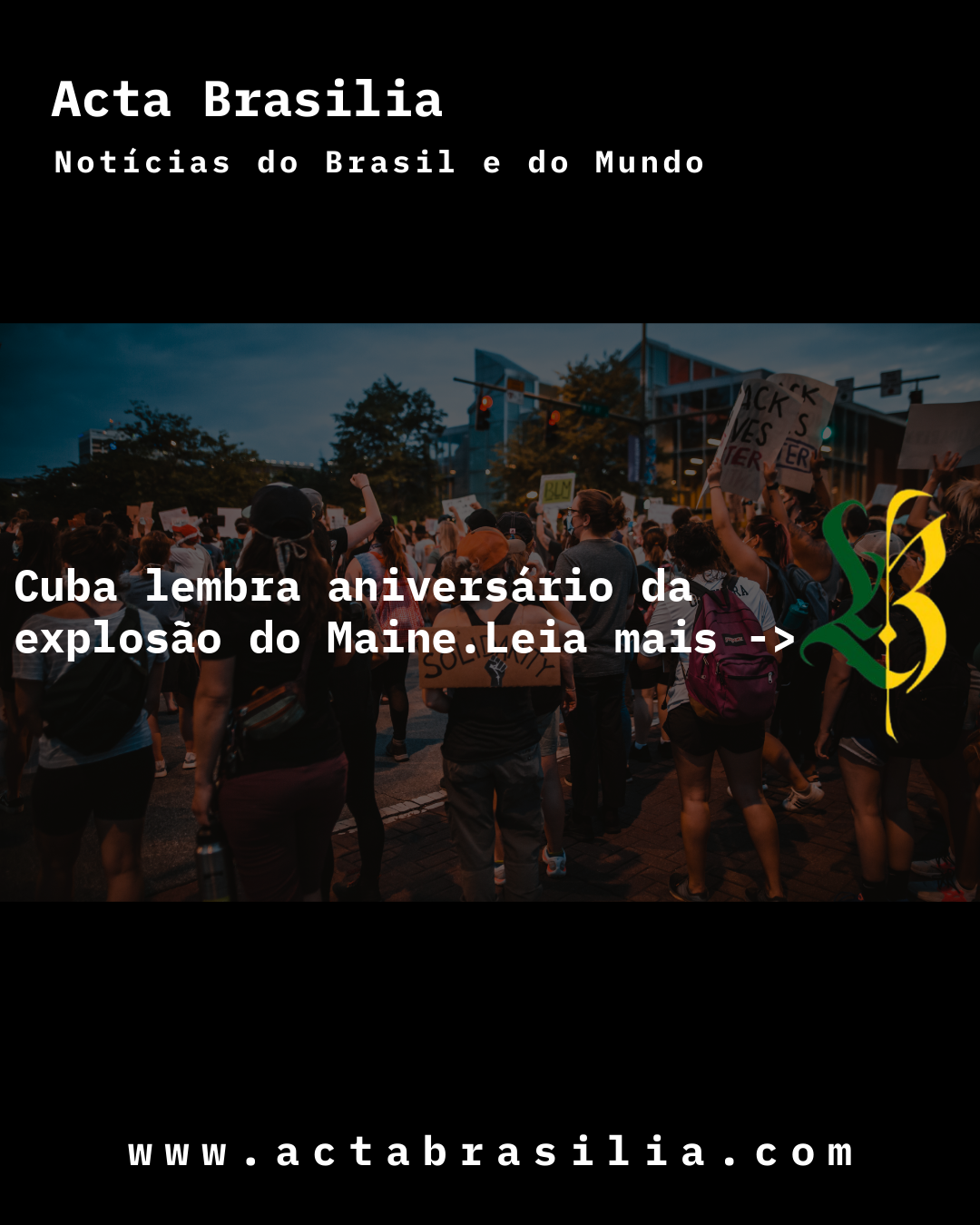 Cuba lembra aniversário da explosão do Maine