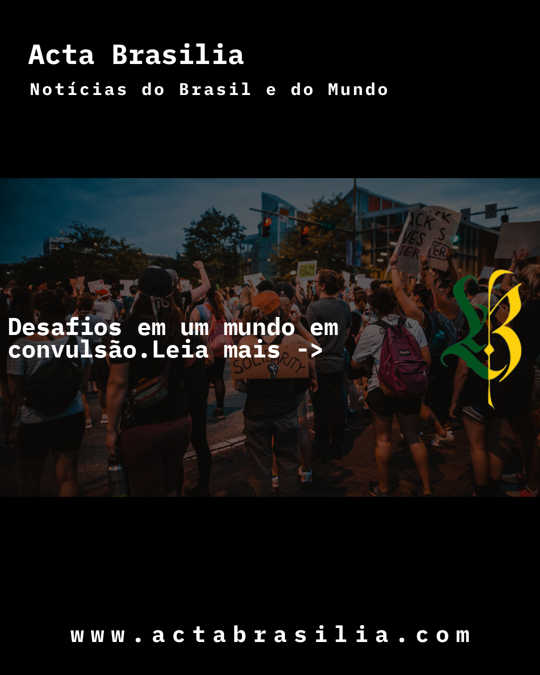 Desafios em um mundo em convulsão