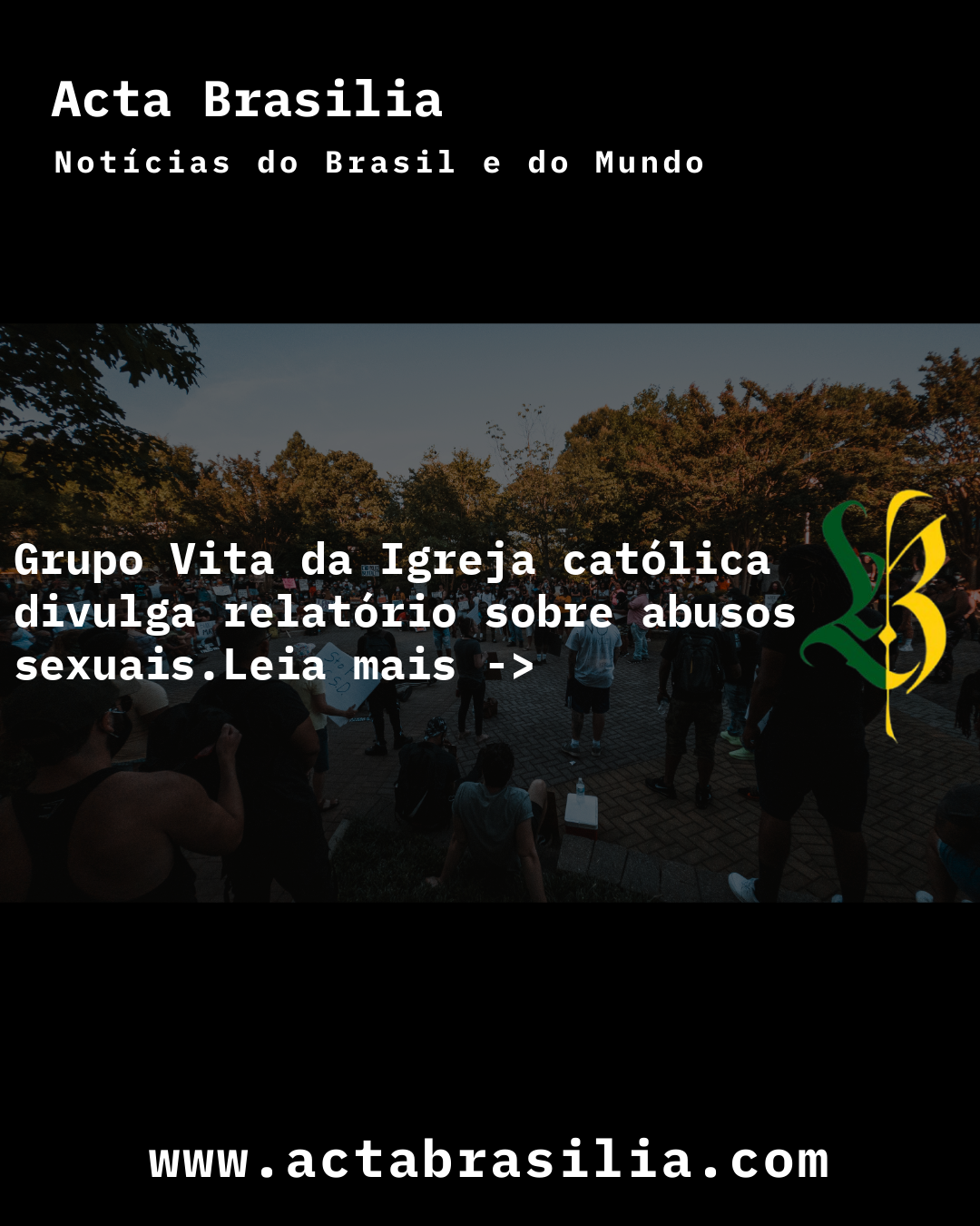 Grupo Vita da Igreja católica divulga relatório sobre abusos sexuais