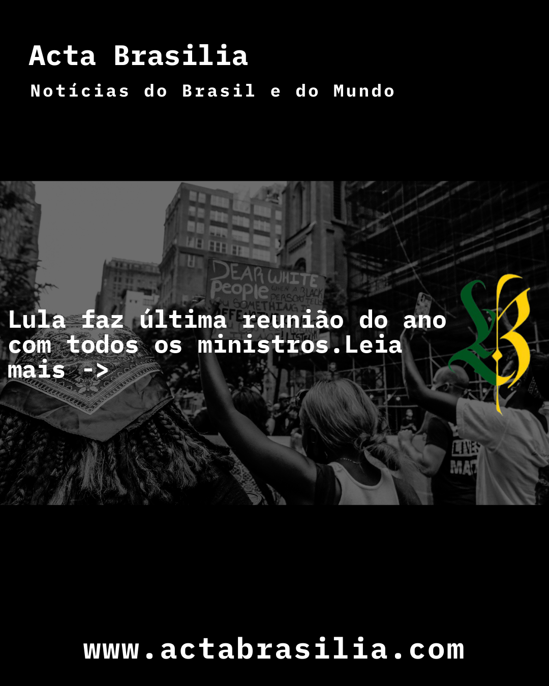 Lula faz última reunião do ano com todos os ministros
