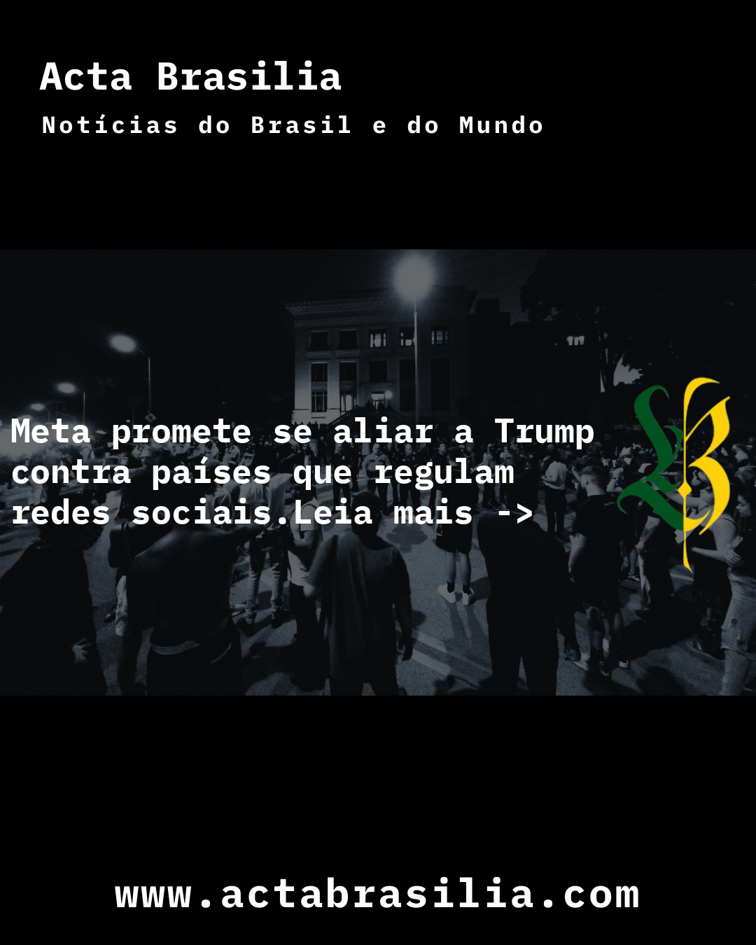 Meta promete se aliar a Trump contra países que regulam redes sociais