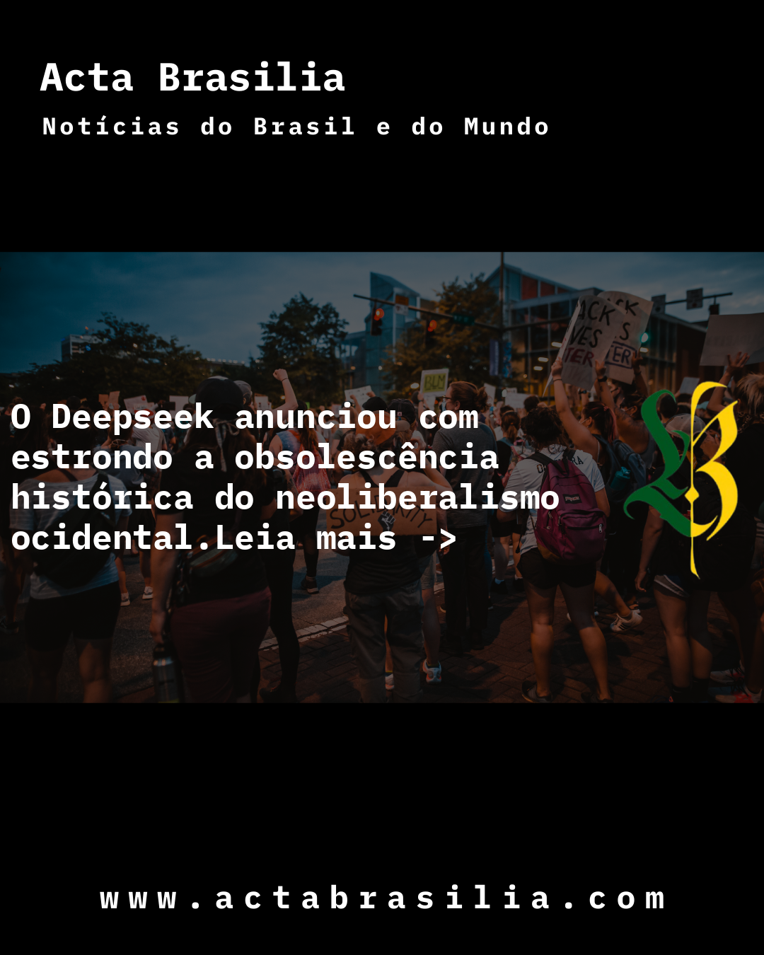 O Deepseek anunciou com estrondo a obsolescência histórica do neoliberalismo ocidental