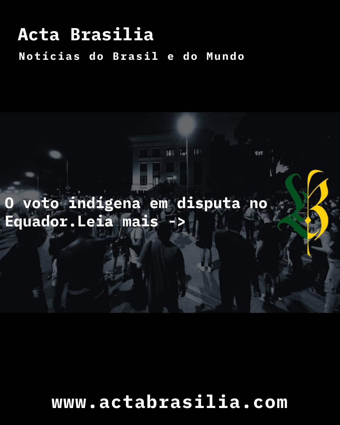 O voto indígena em disputa no Equador