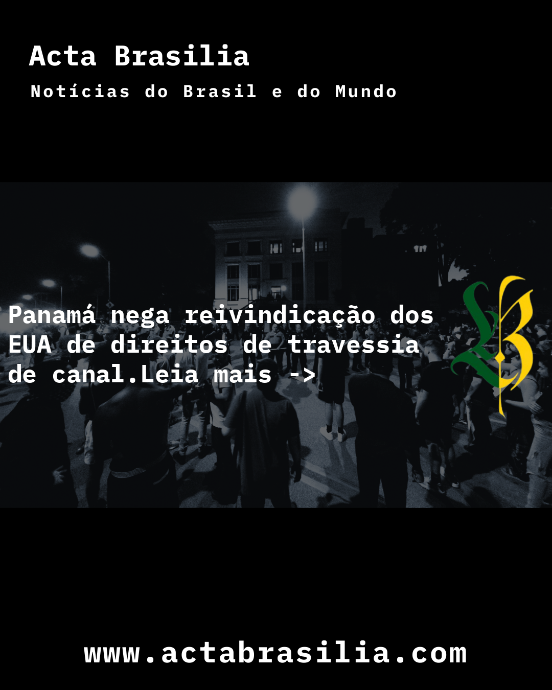 Panamá nega reivindicação dos EUA de direitos de travessia de canal