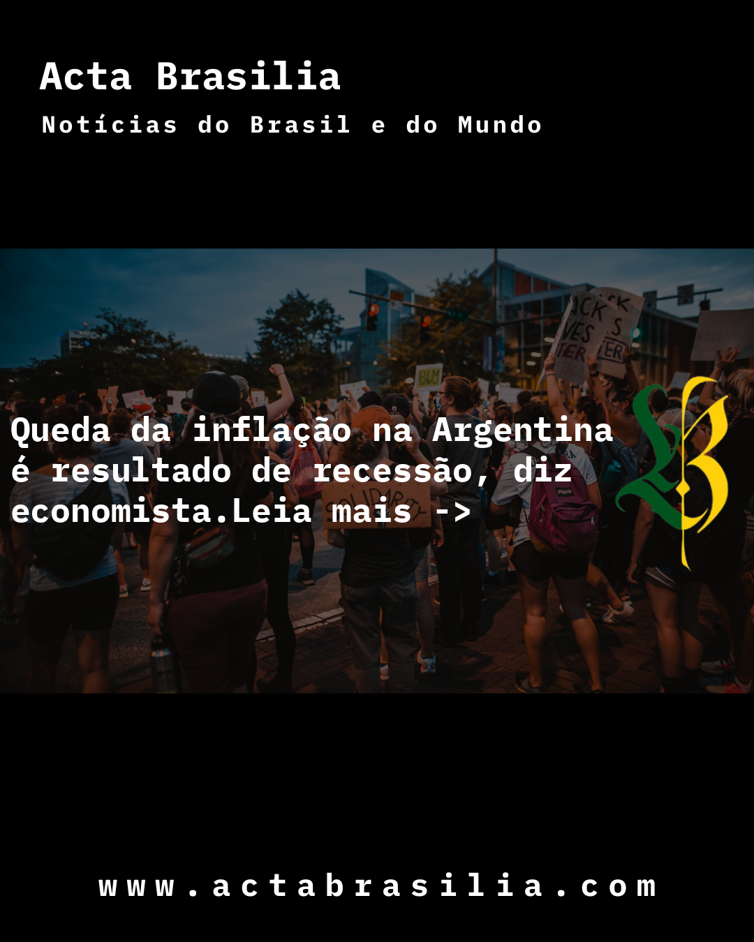 Queda da inflação na Argentina é resultado de recessão, diz economista
