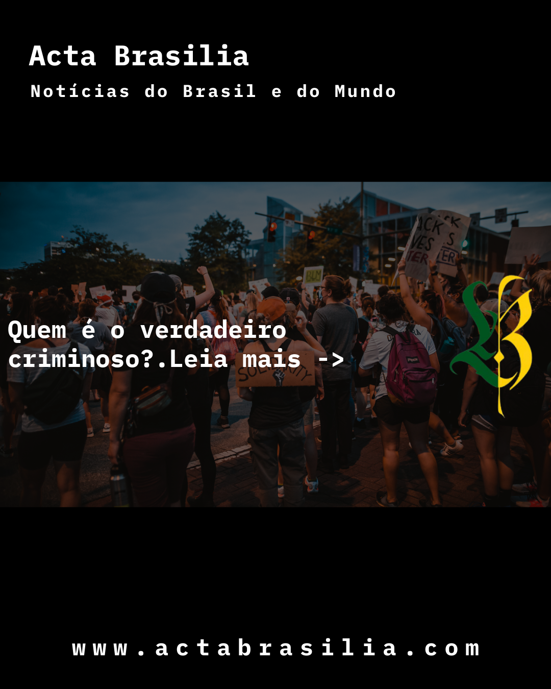 Quem é o verdadeiro criminoso?