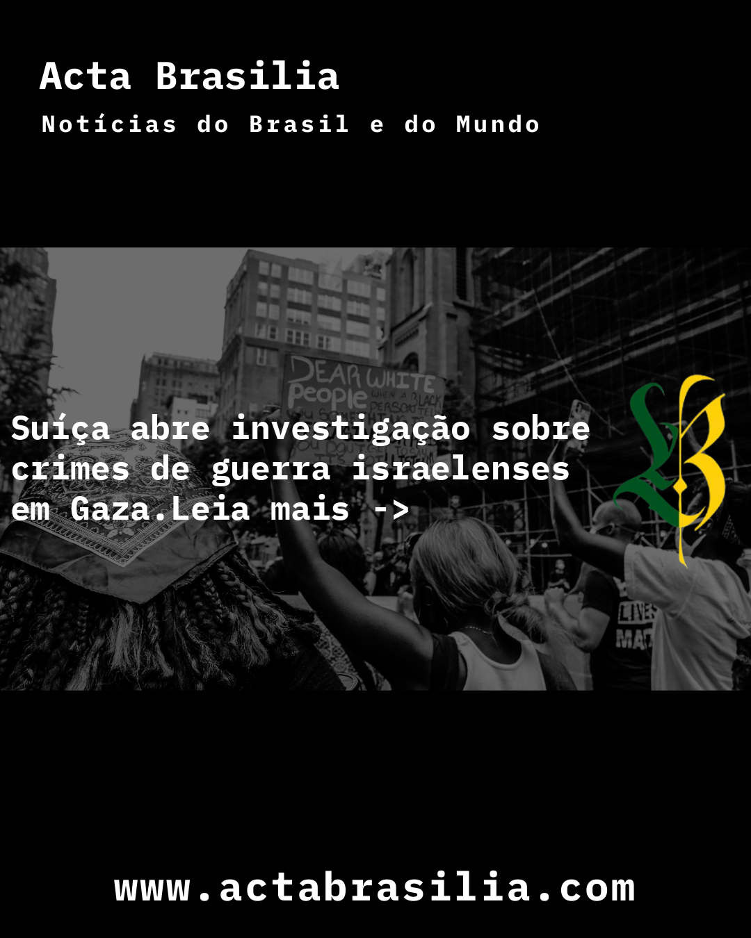Suíça abre investigação sobre crimes de guerra israelenses em Gaza