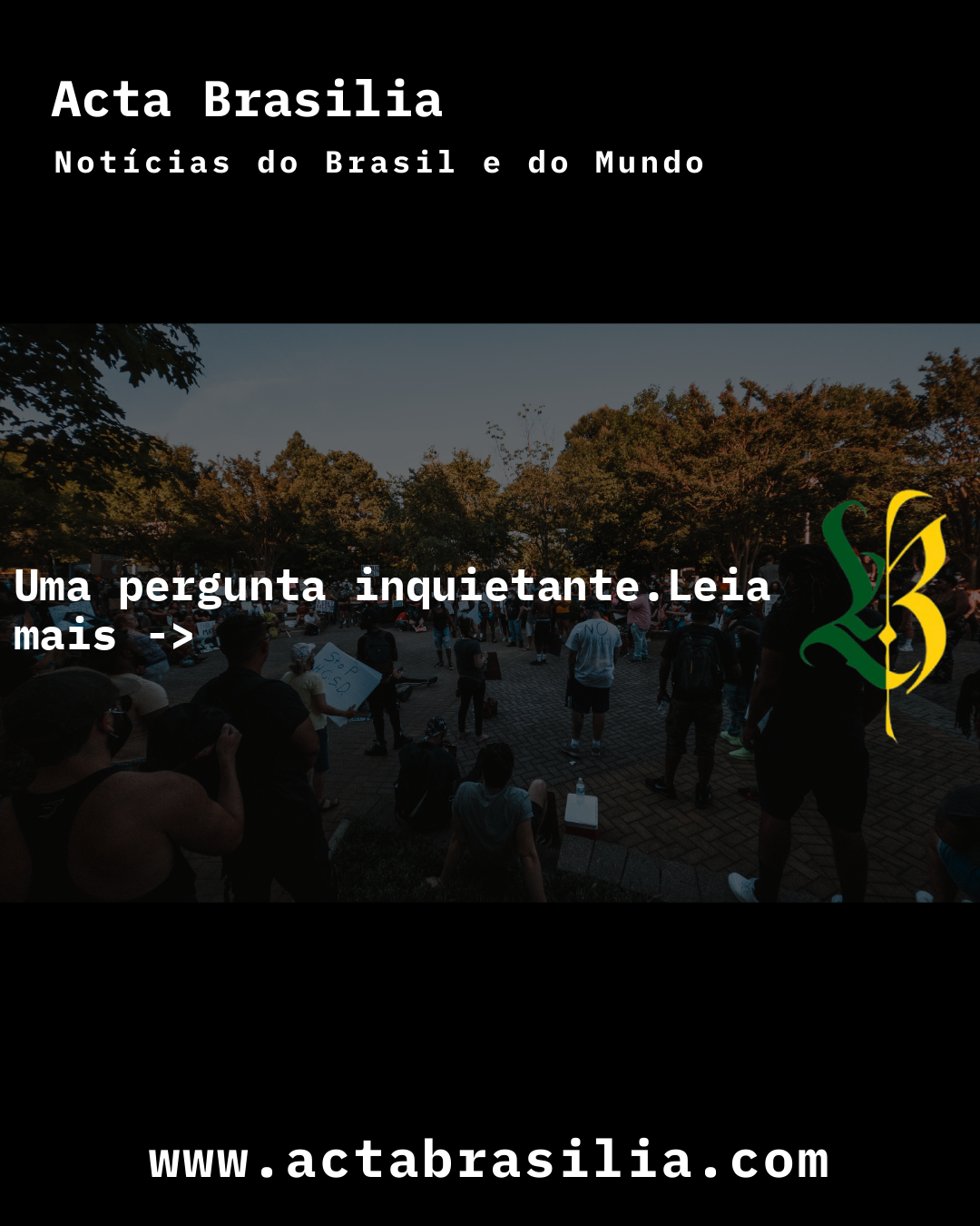 Uma pergunta inquietante