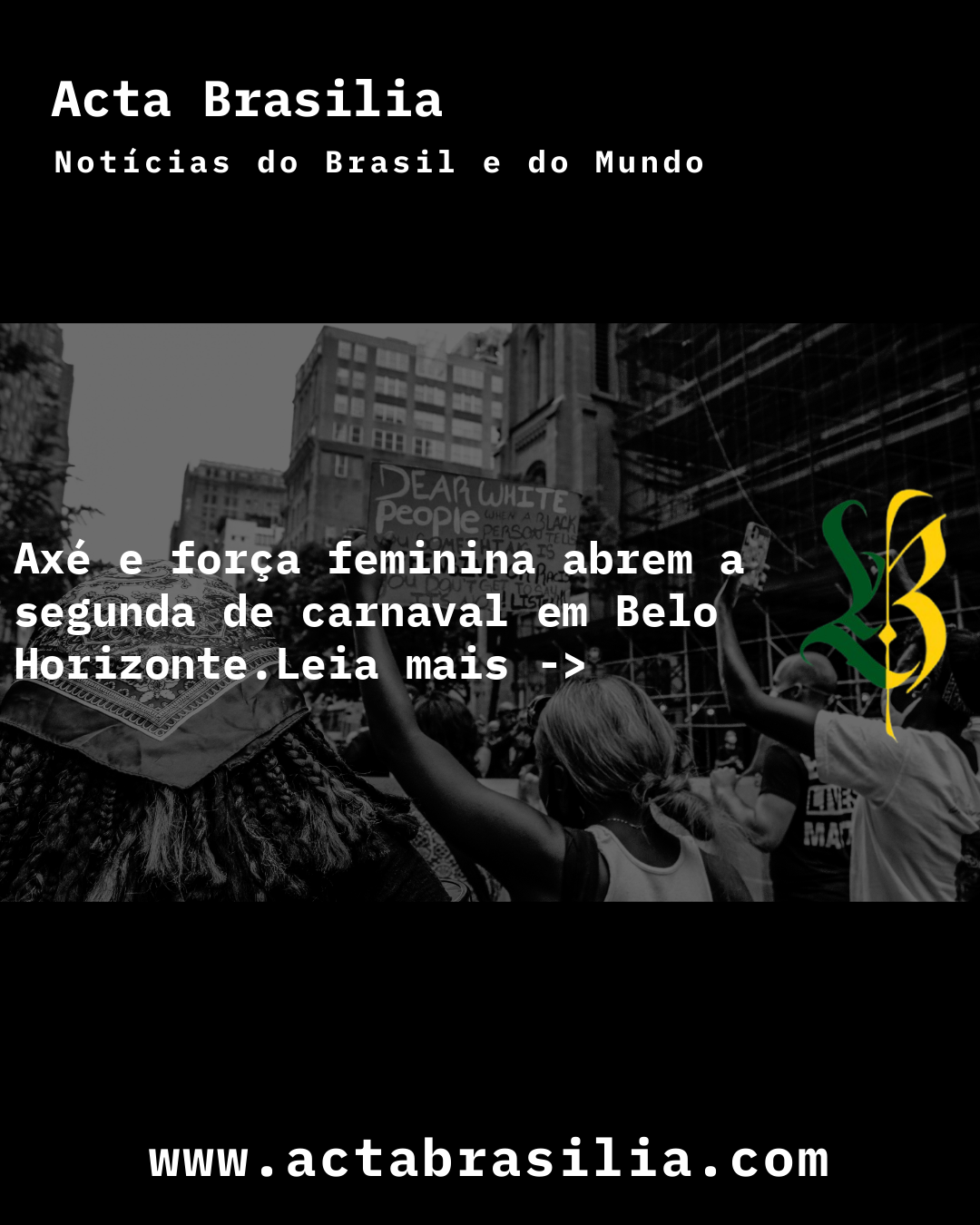 Axé e força feminina abrem a segunda de carnaval em Belo Horizonte