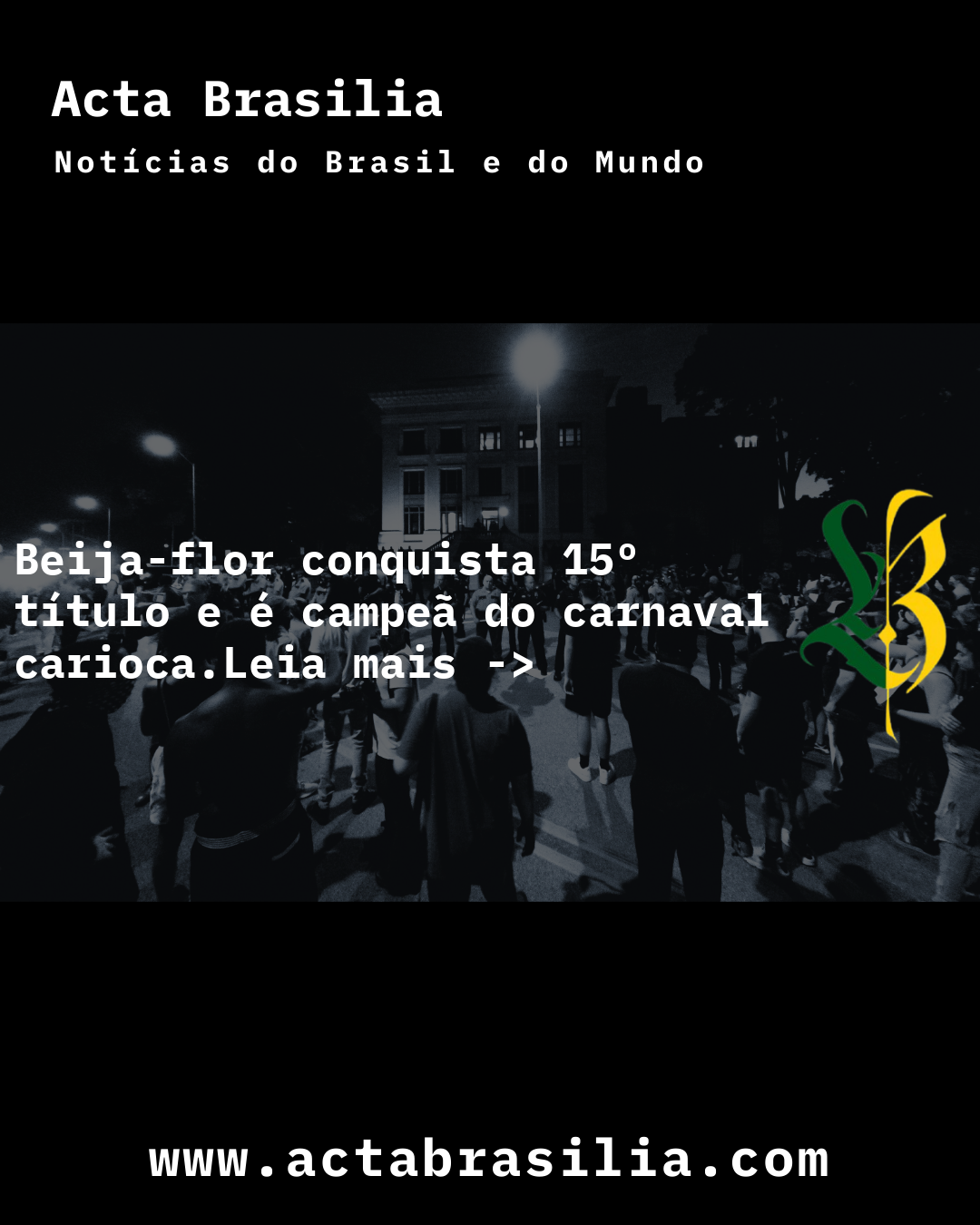 Beija-flor conquista 15º título e é campeã do carnaval carioca