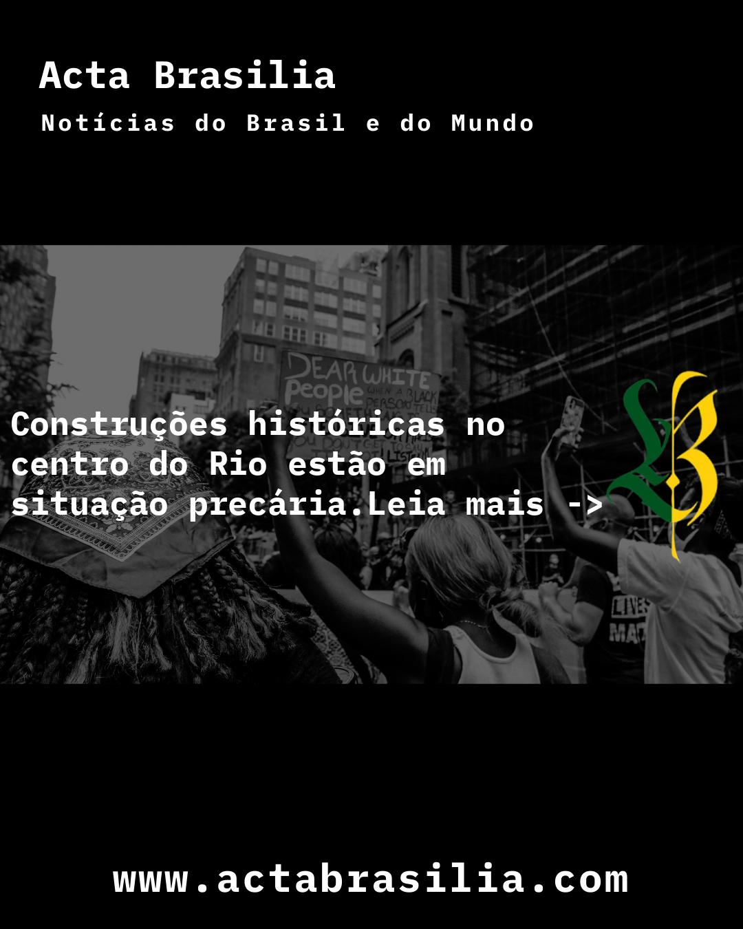 Construções históricas no centro do Rio estão em situação precária