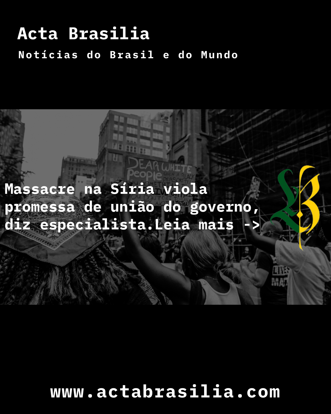 Massacre na Síria viola promessa de união do governo, diz especialista