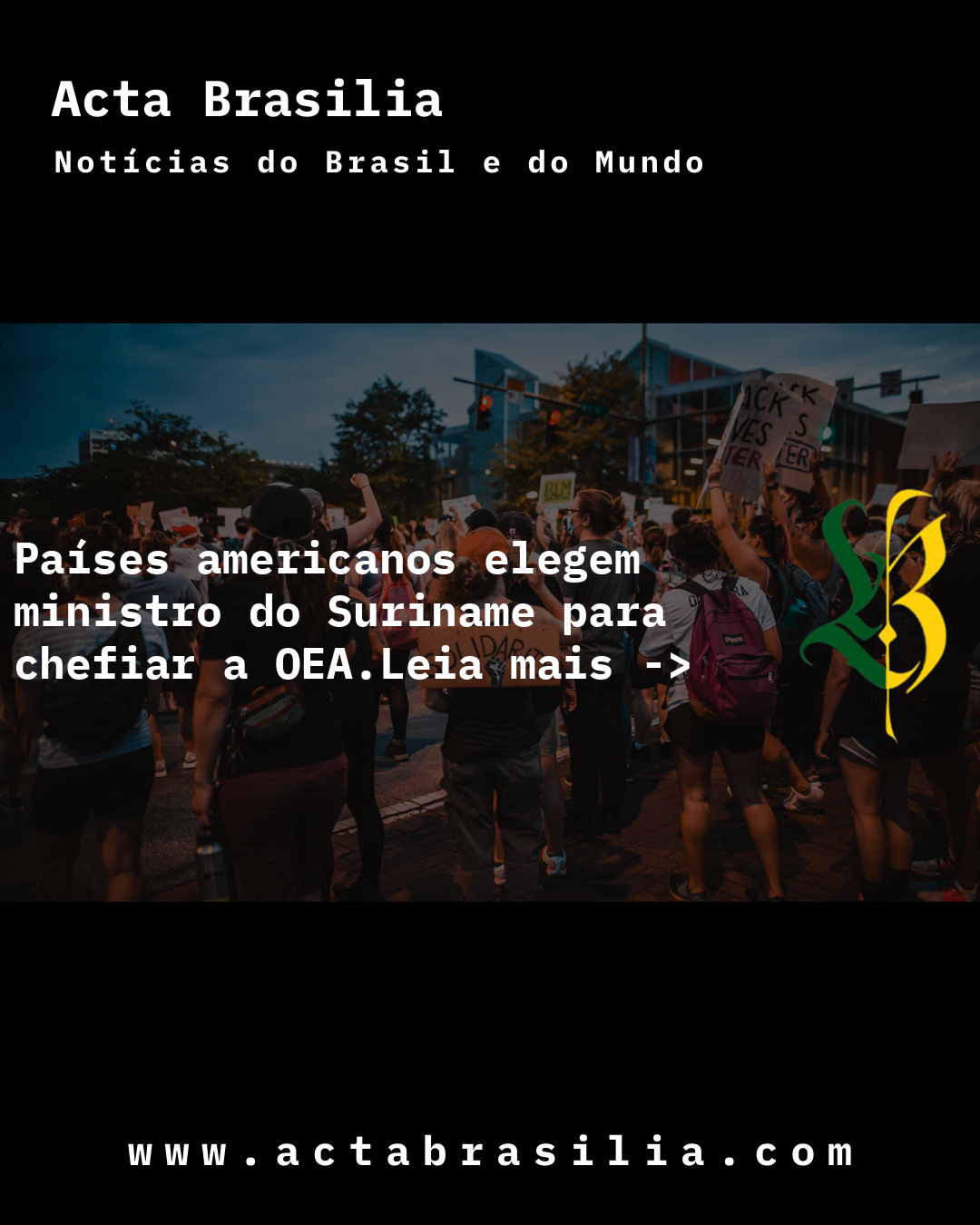 Países americanos elegem ministro do Suriname para chefiar a OEA